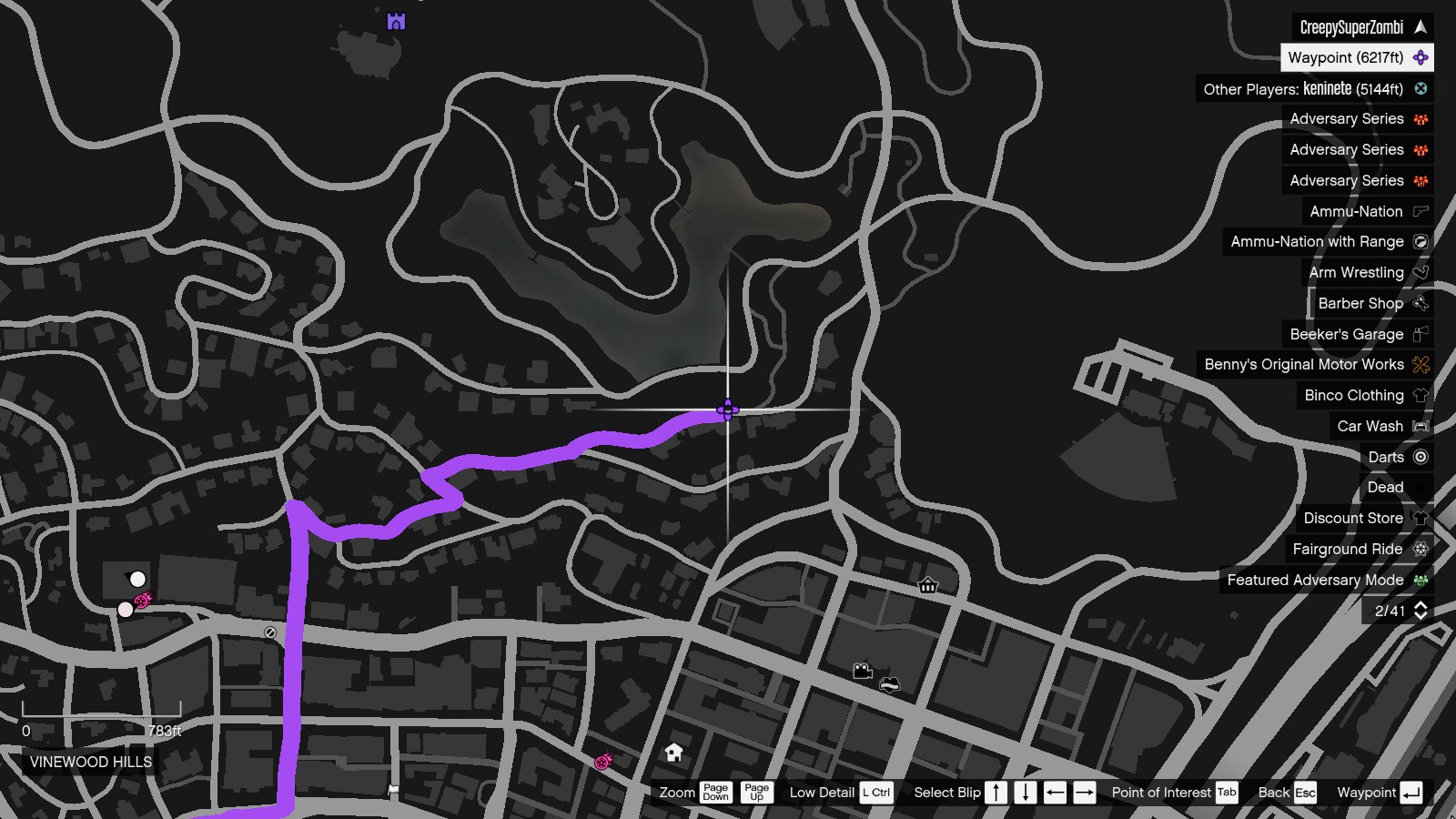 Location of Franklins House GTA Online