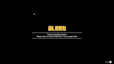 Failed to find a compatible GTA Online session