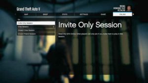 how to make invite only session gta